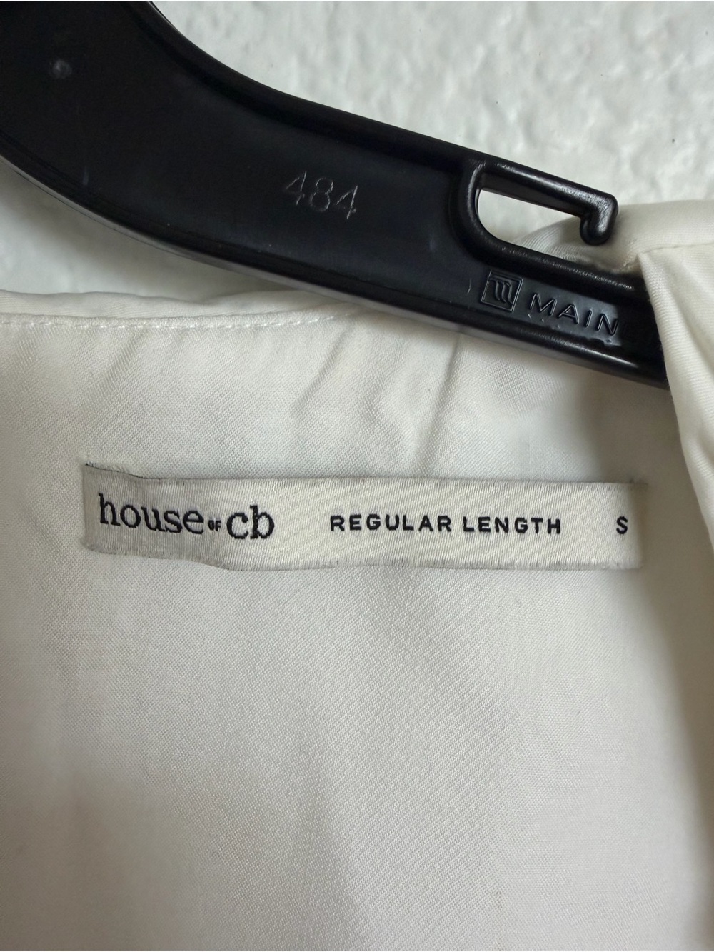 House of CB Emiliana White Stretch Cotton Mini Dress - White, Size Small - Picture 7 of 7